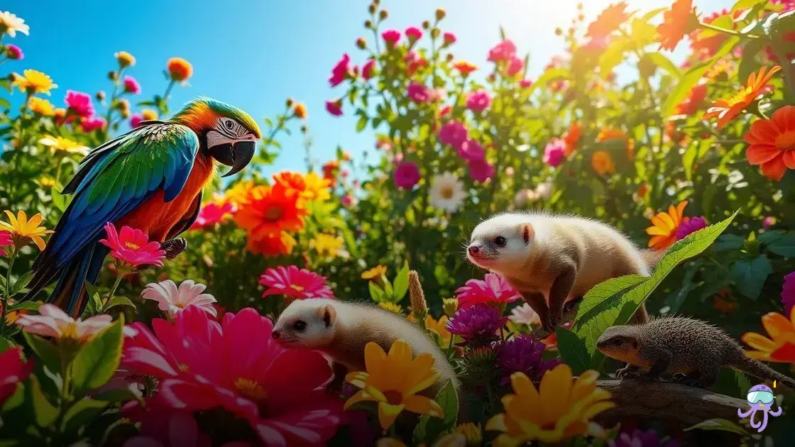 animais de estimação exóticos