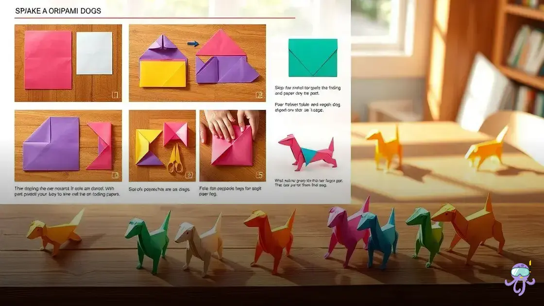 como fazer origami de cachorro