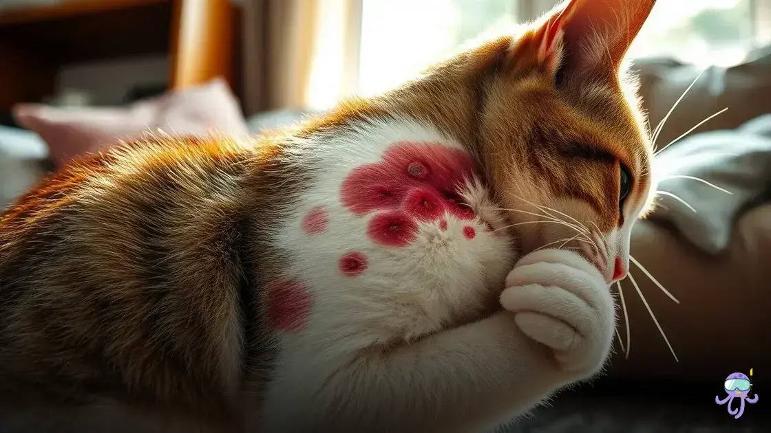 dermatite em gatos