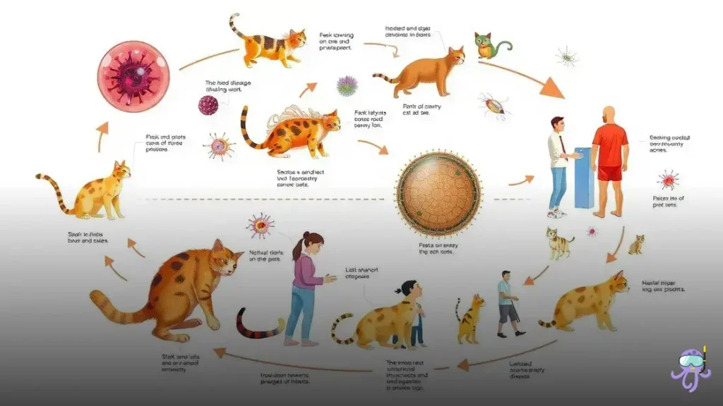 doença transmitida por gatos