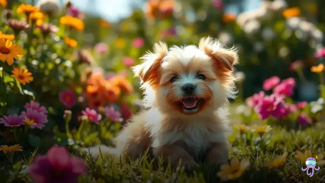 cachorro pequeno peludo