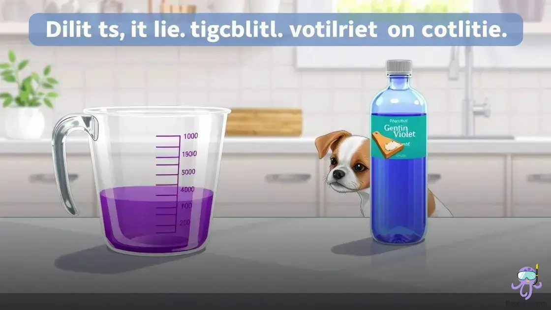 como diluir violeta genciana para cachorro