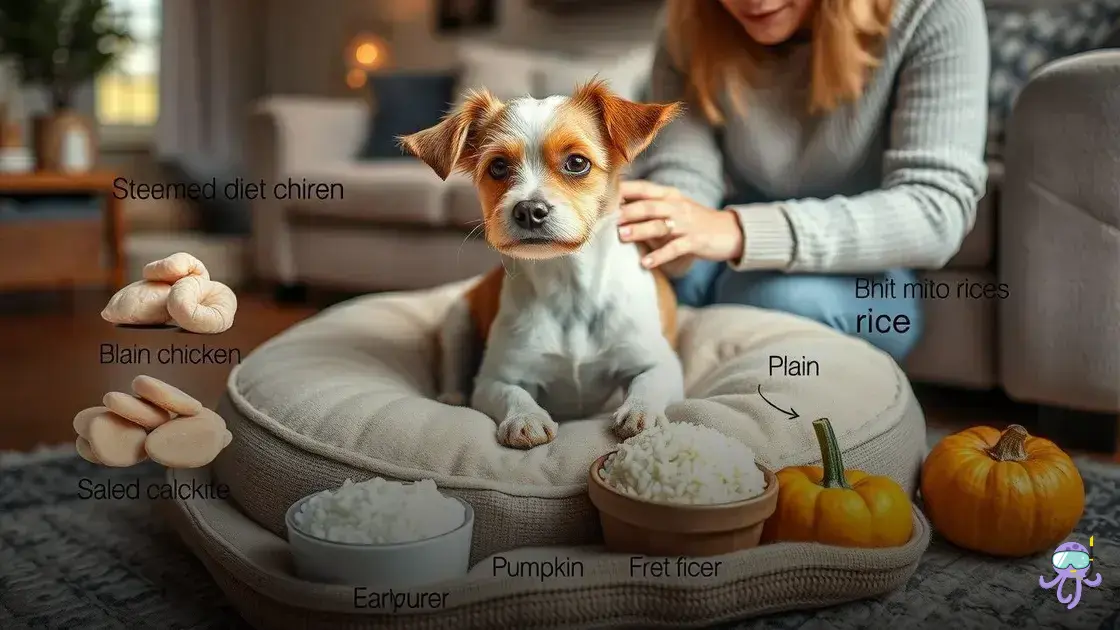 O que é bom dar para cachorro com diarreia? Descubra aqui!