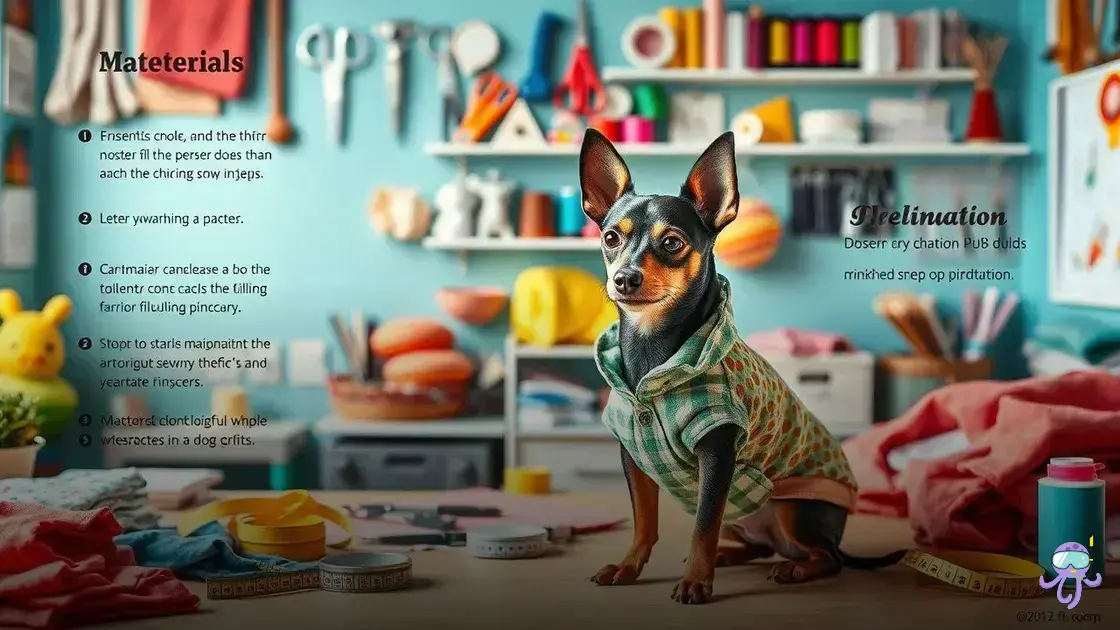 como fazer roupa para cachorro pinscher