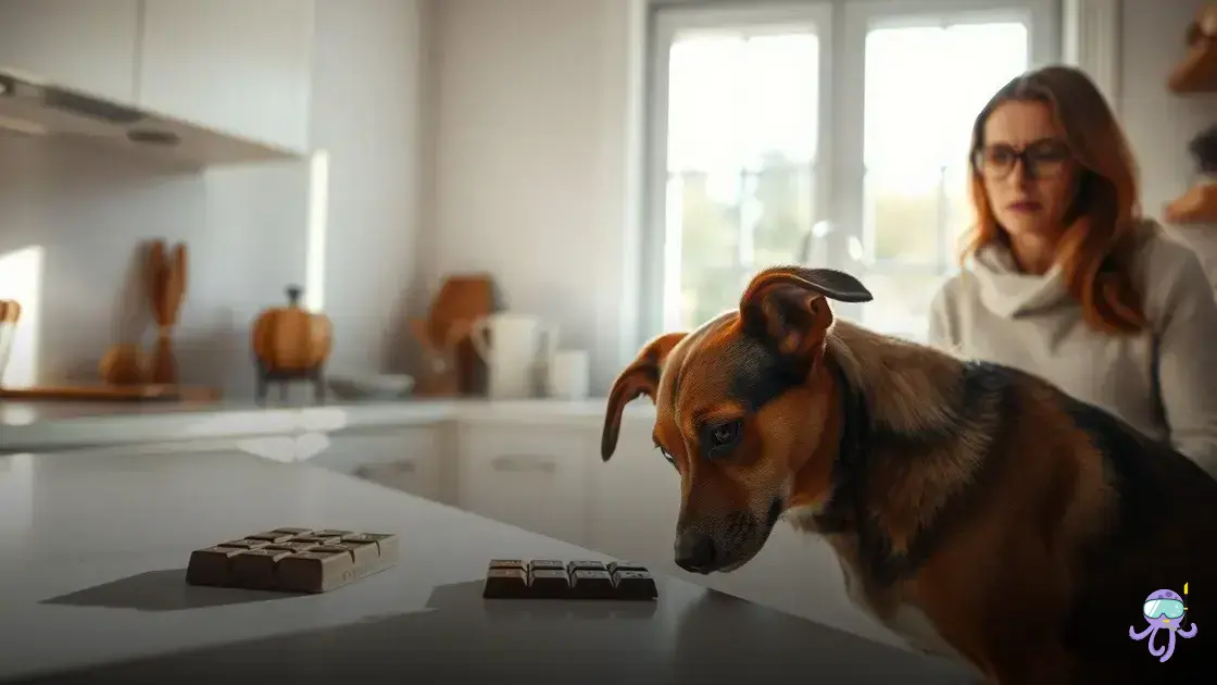 o que acontece se um cachorro comer chocolate