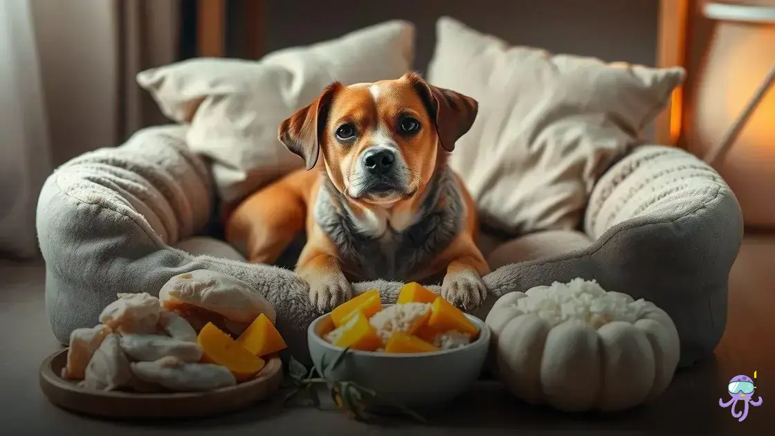 o que dar para o cachorro quando está com diarreia