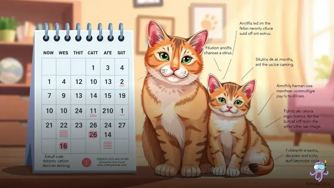 com quantos meses o gato entra no cio