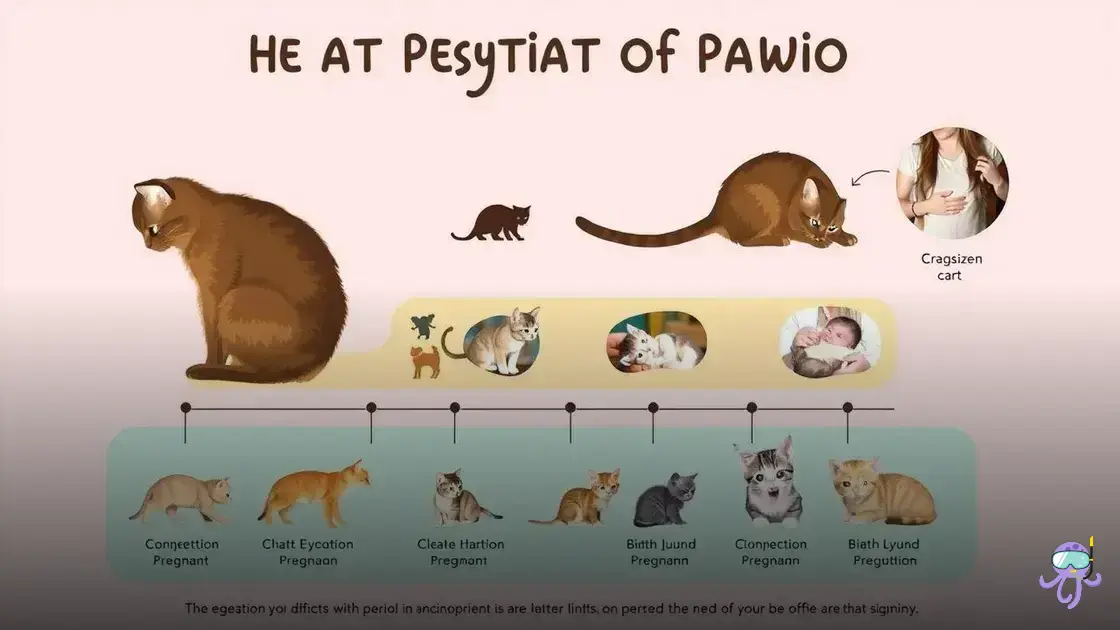 quanto tempo dura a gestação de um gato