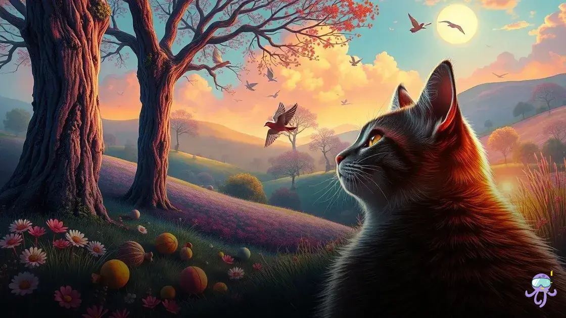 como é a visão de um gato