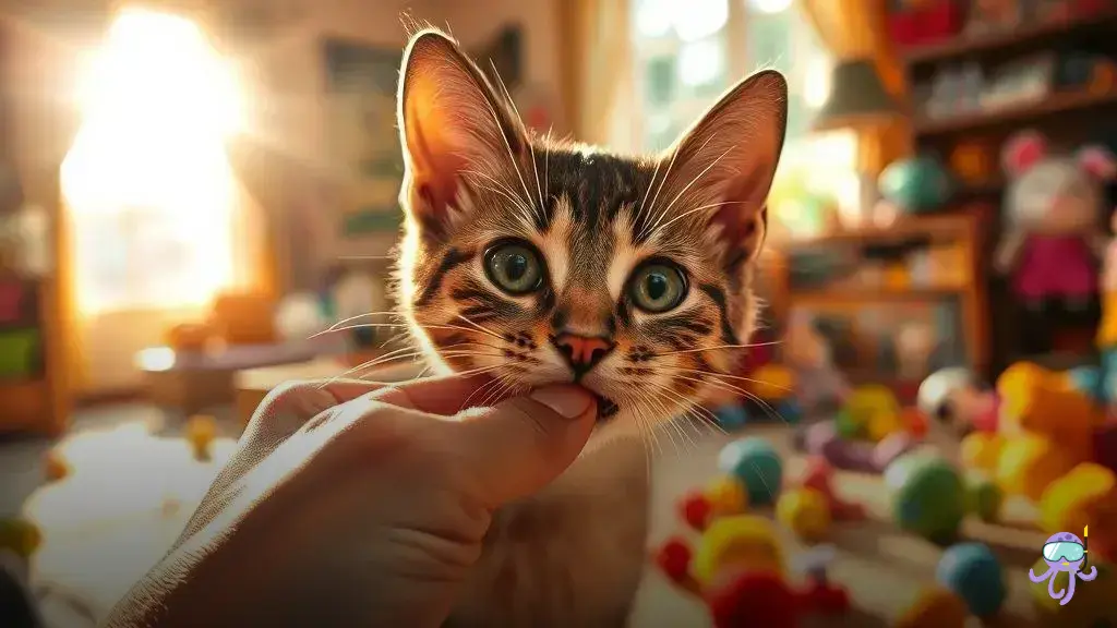 por que o gato morde o dono