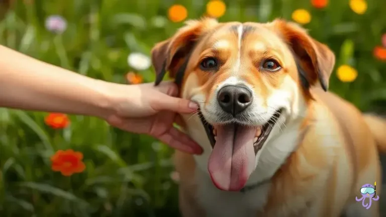 carinho em cachorro