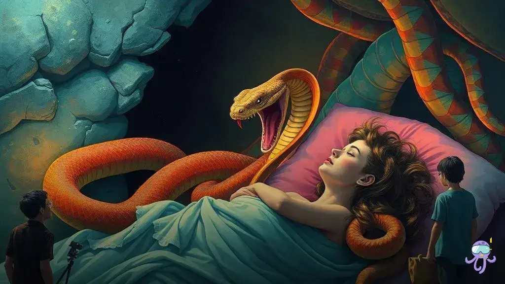 o que significa sonhar com cobra mordendo outra pessoa? Descubra!