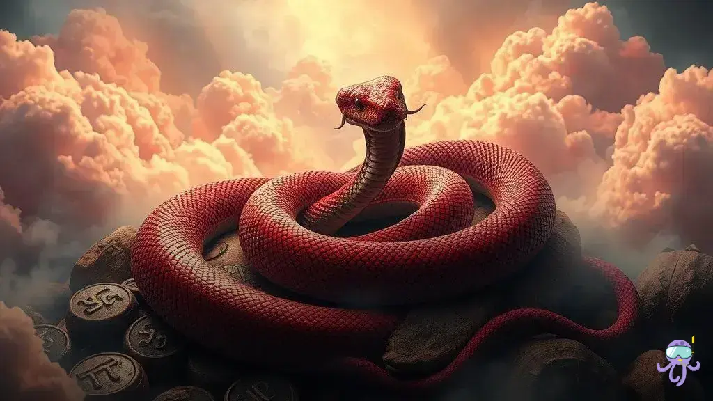 o que significa sonhar com cobra vermelha e preta? Descubra!