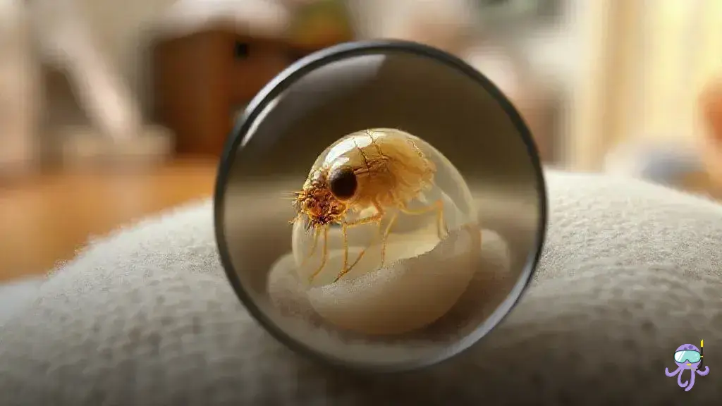 como é ovo de pulga