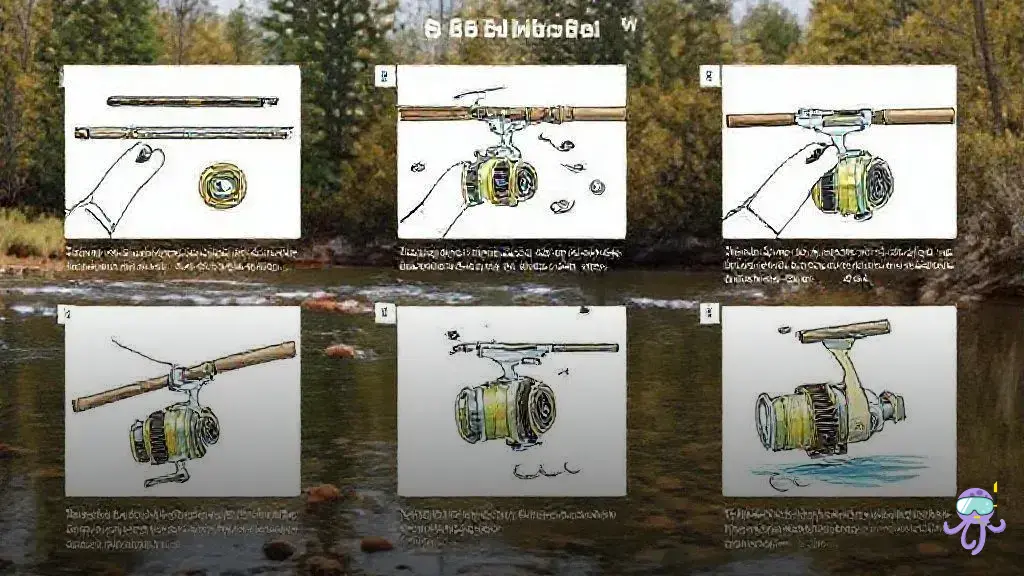 como montar vara de pesca com molinete